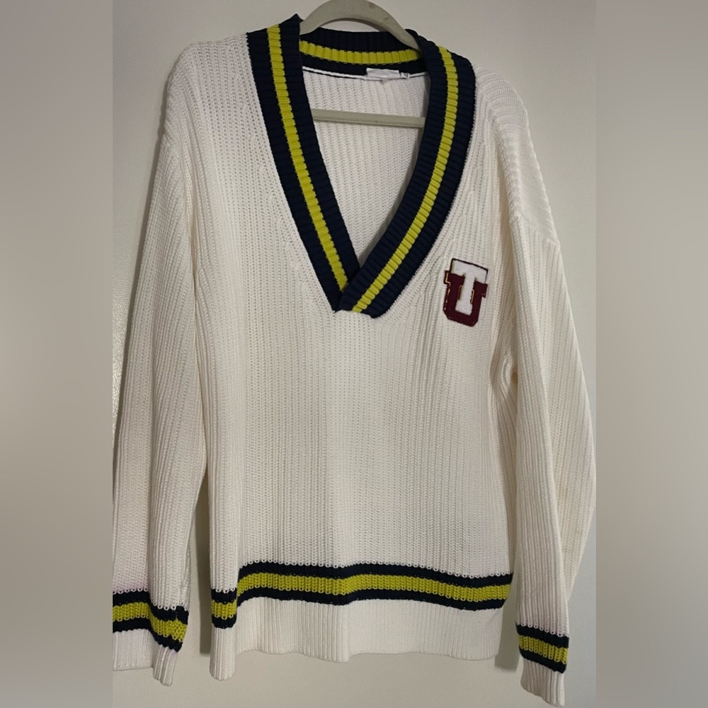 Anthropology preppy sweater